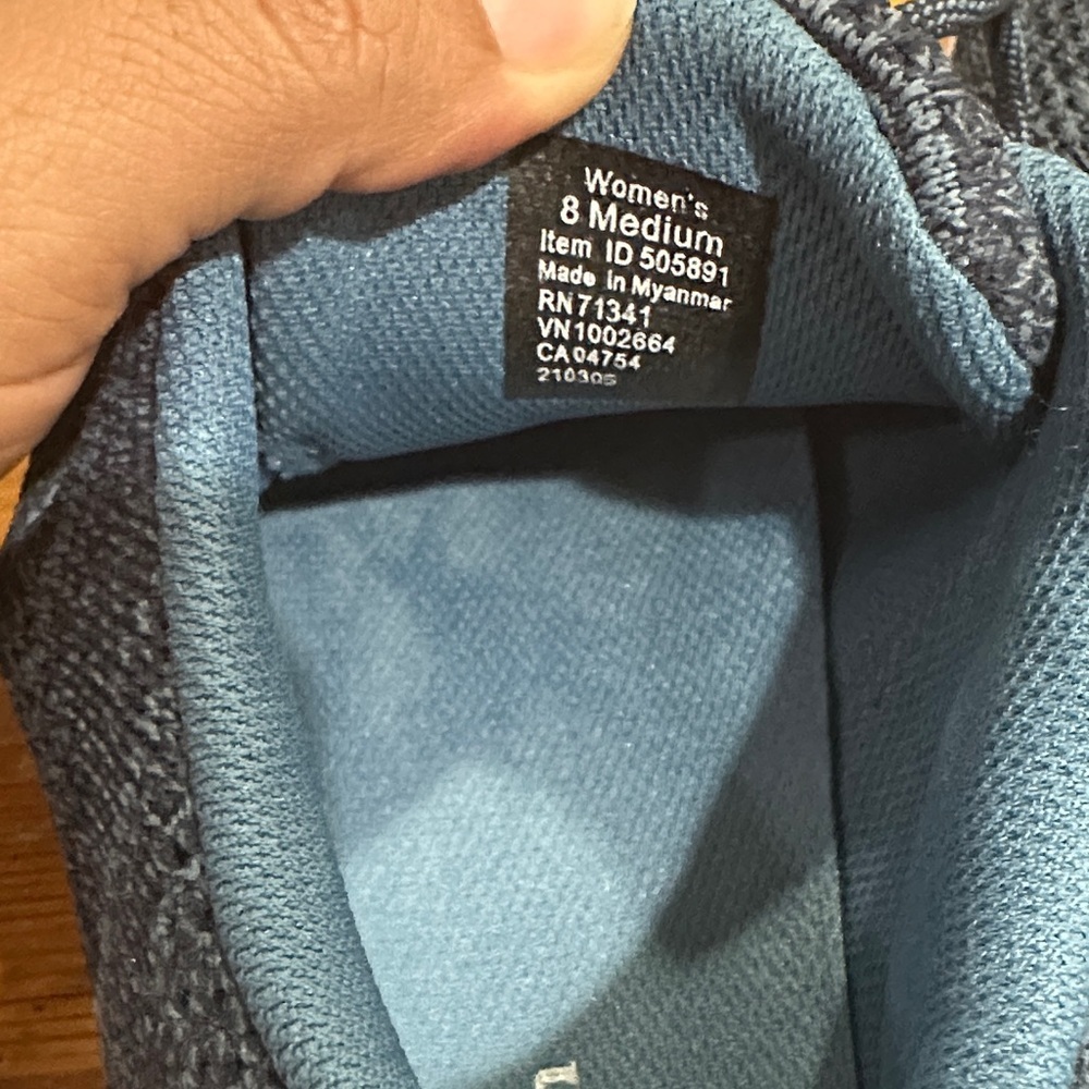 L.L. Bean Teal Knit Sneakers - Picture 3 of 11